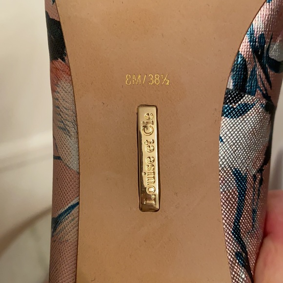 Louise Et Cie Lo-Jordyna Metallic Pumps. - Picture 8 of 9